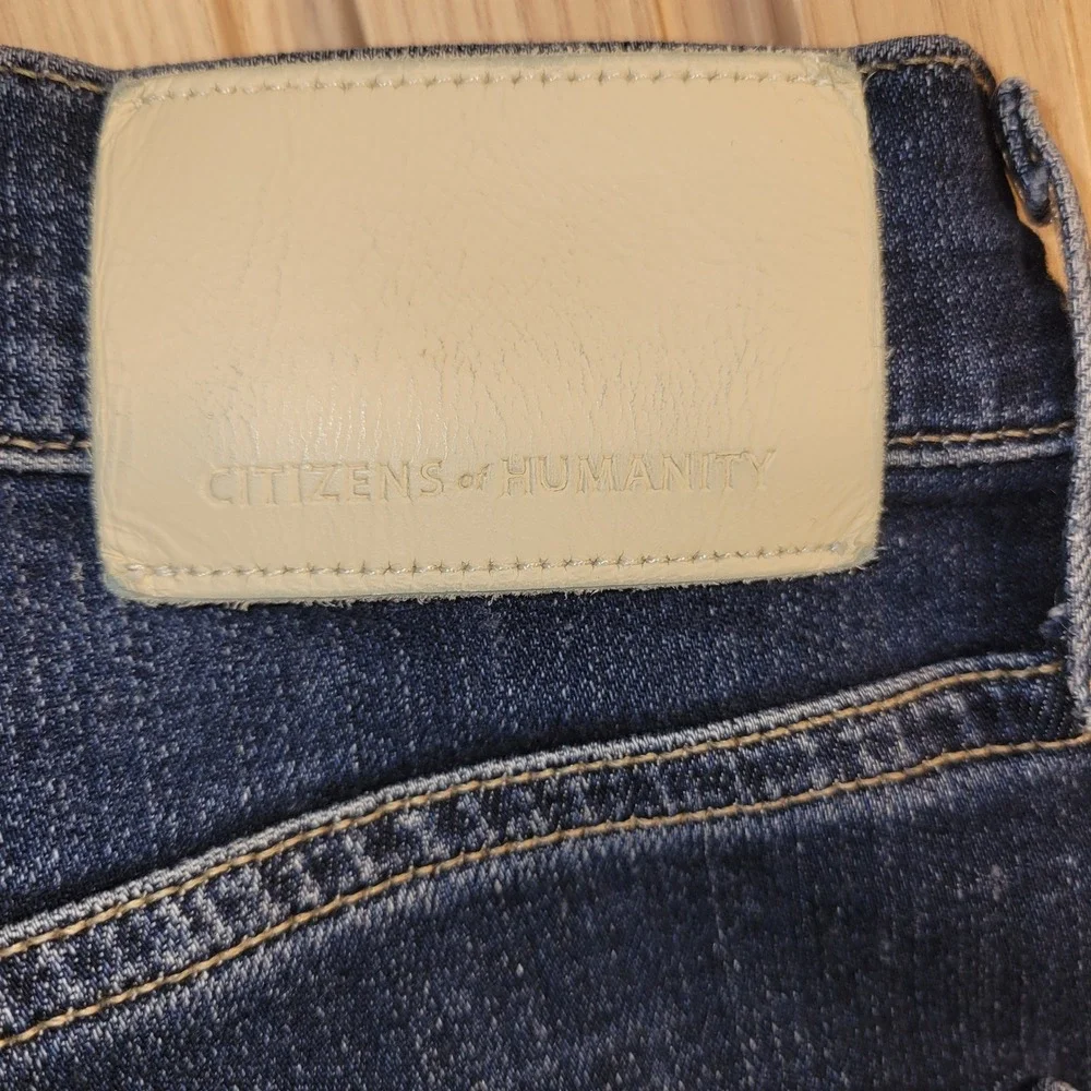 Citizens of Humanity Isola Straight Leg Jeans Dark Wash  Womens 27